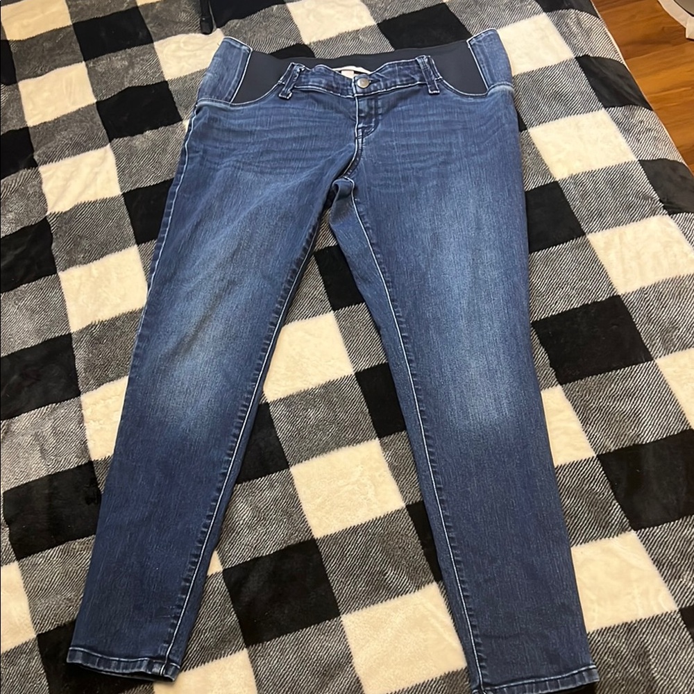 Isabel Maternity Skinny Blue Denim Jeans size 8